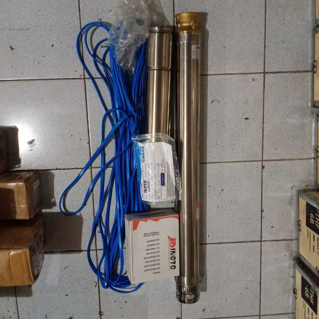 Inoto 4SRM 2510 + kabel 25m submersible 3hp | pompa air satelit 4 SRM 2510 3 hp out 2,5 inch