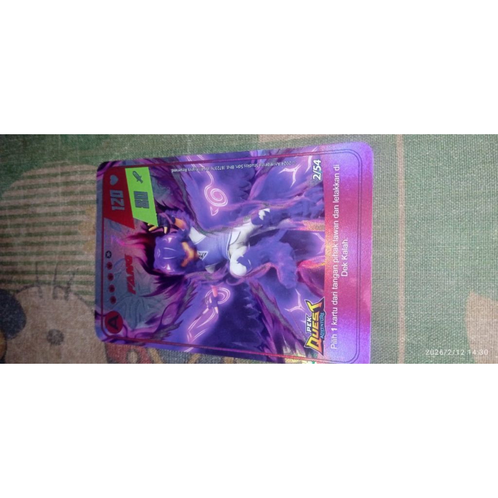 kartu BoBoiBoy mgc pek quest adventure fang