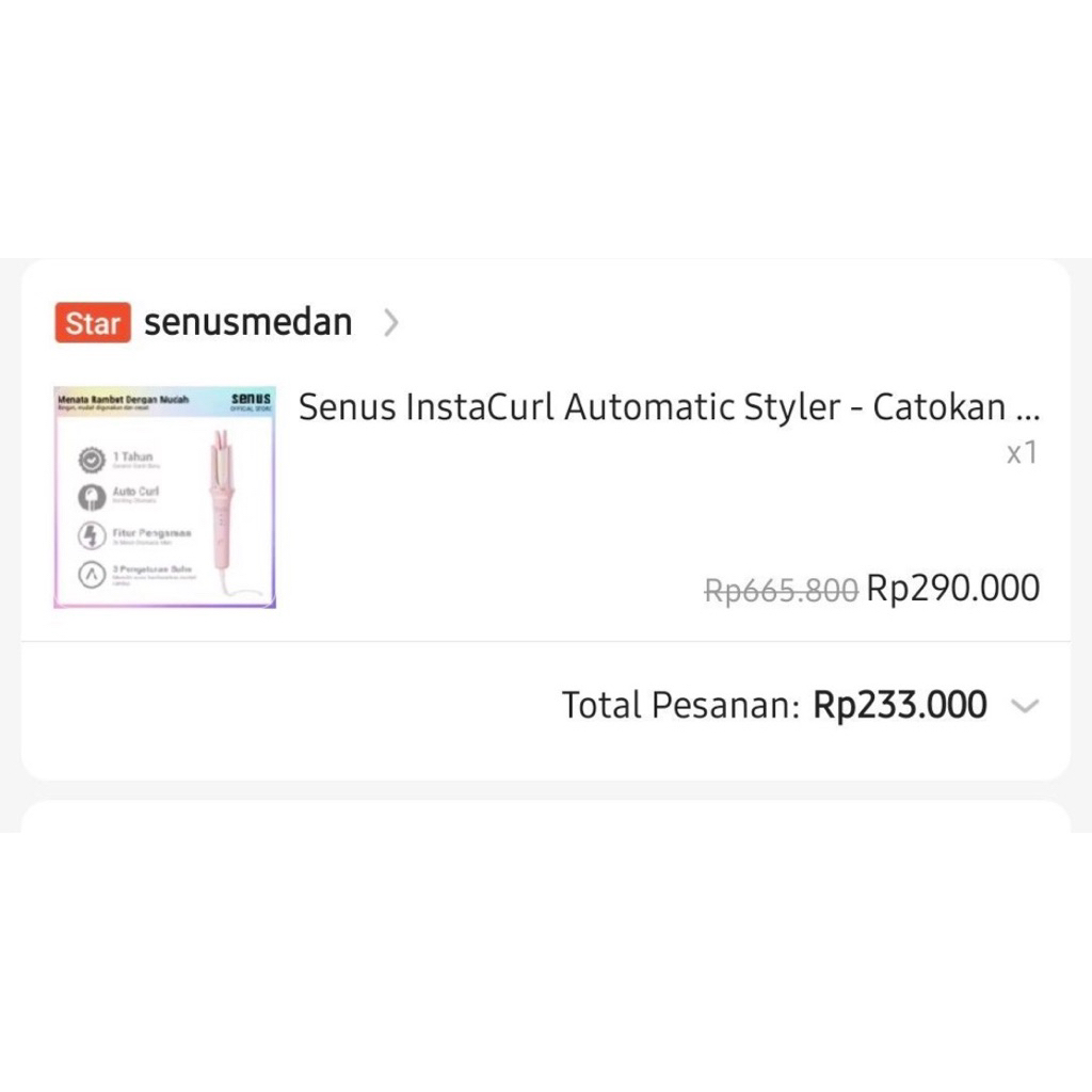 PL SENUS INSTACURL 25MM