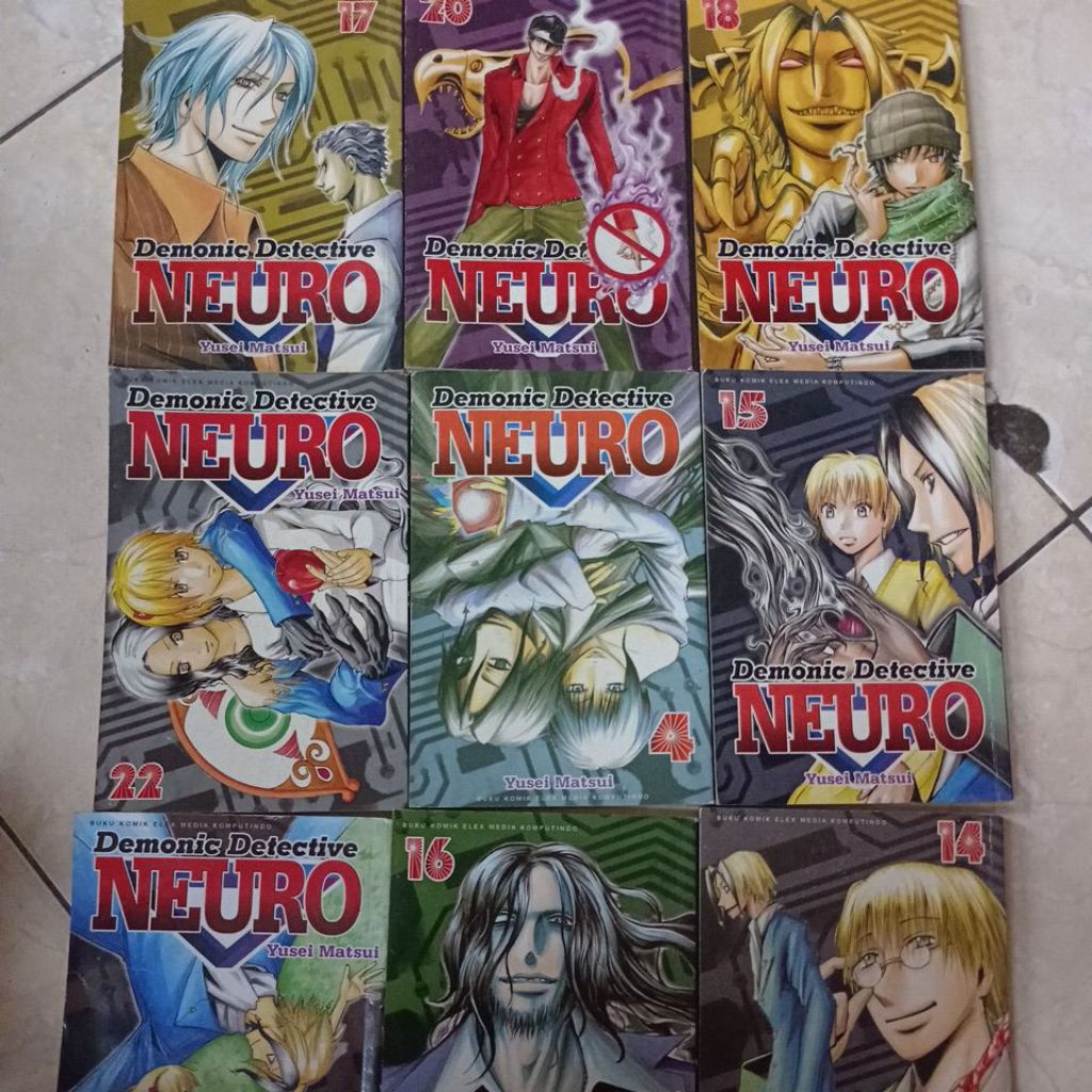 Komik neuro demonik detective preloved cabutan