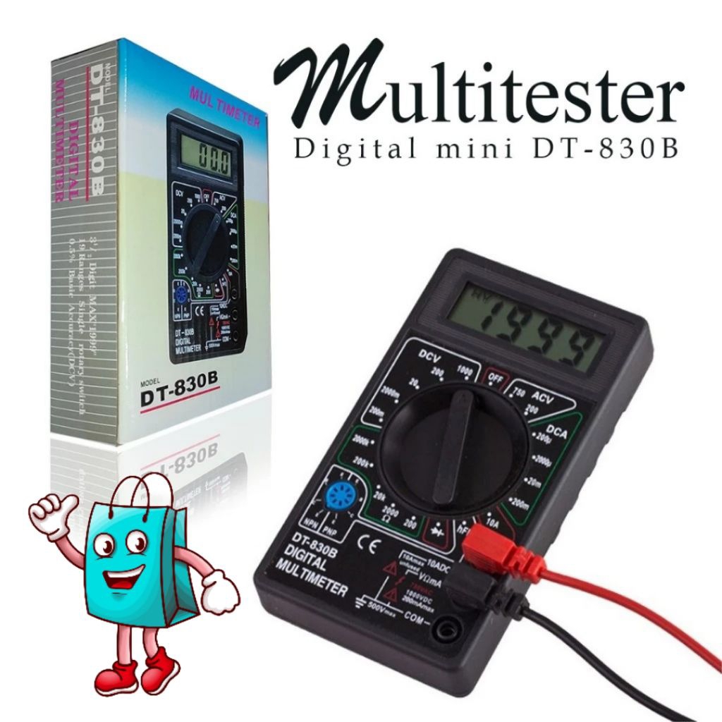 Multi Tester Digital Mini Dt-830b