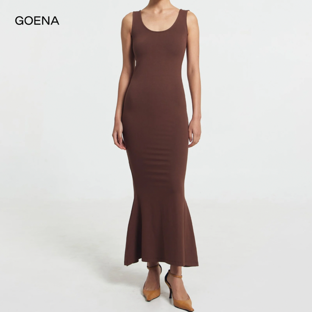 GOENA Ursula Round Neck Dress