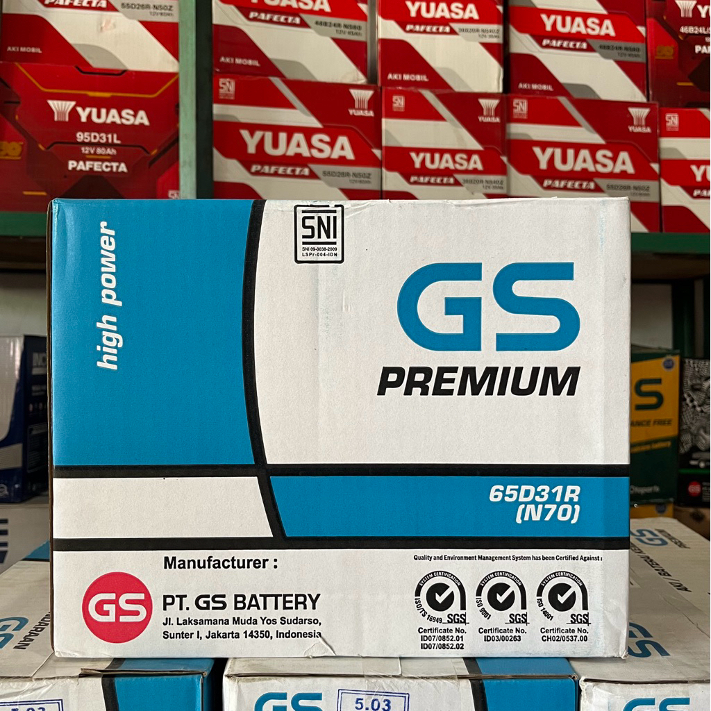 Aki Premium GS Astra N70 | Aki Basah Untuk L300