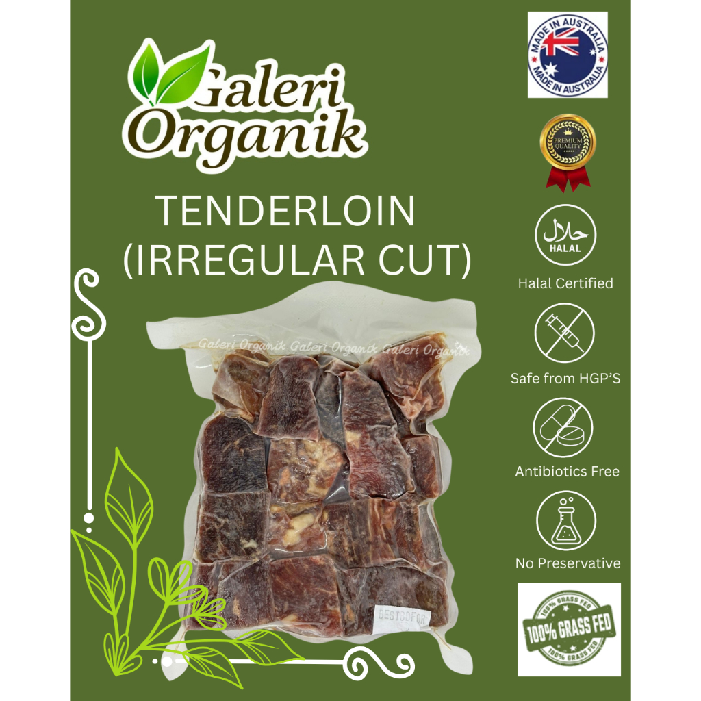 Australia 100% Grassfed Premium Tenderloin Irregular Cut 500 Gr - Has Dalam - Daging Sapi Grassfed O