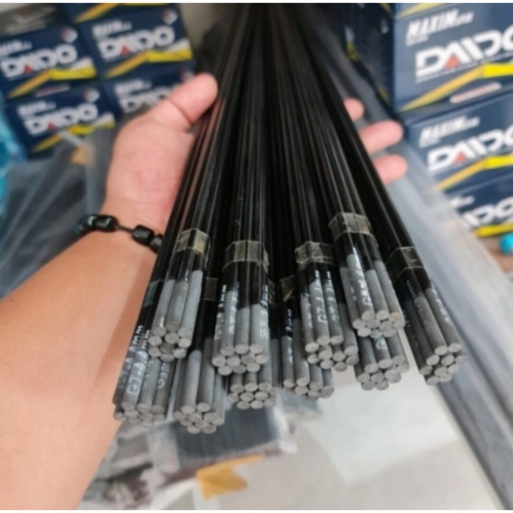 Ujung tegek carbon solid import berkualitas panjang 60cm medium hard cocok untuk mengganti tegek pho