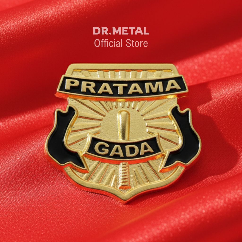 Pin Lencana SATPAM SECURITY Pin Gada Pratama Perlengkapan Anti Karat Material Premium Quality Amigo