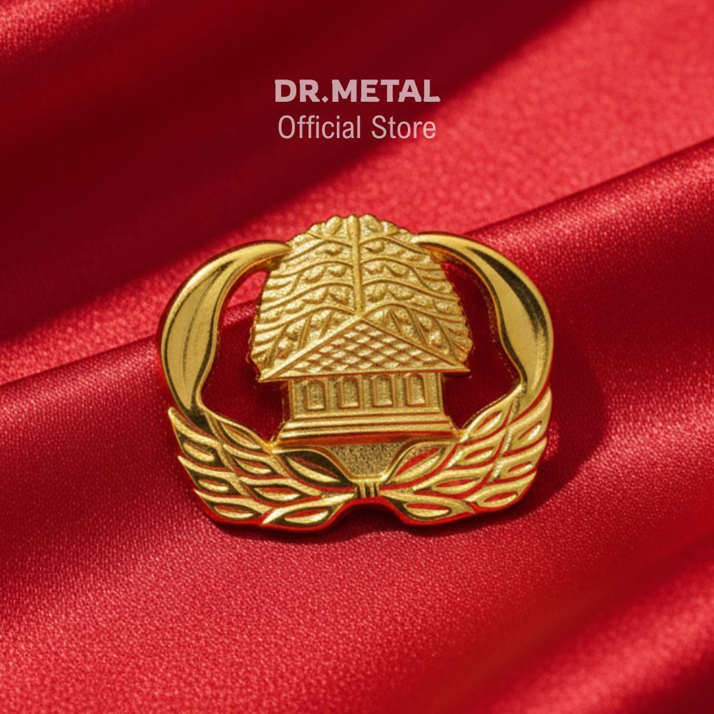 Pin KORPRI Emas ASN PNS - Lencana Korpri Gold Magnet & Peniti