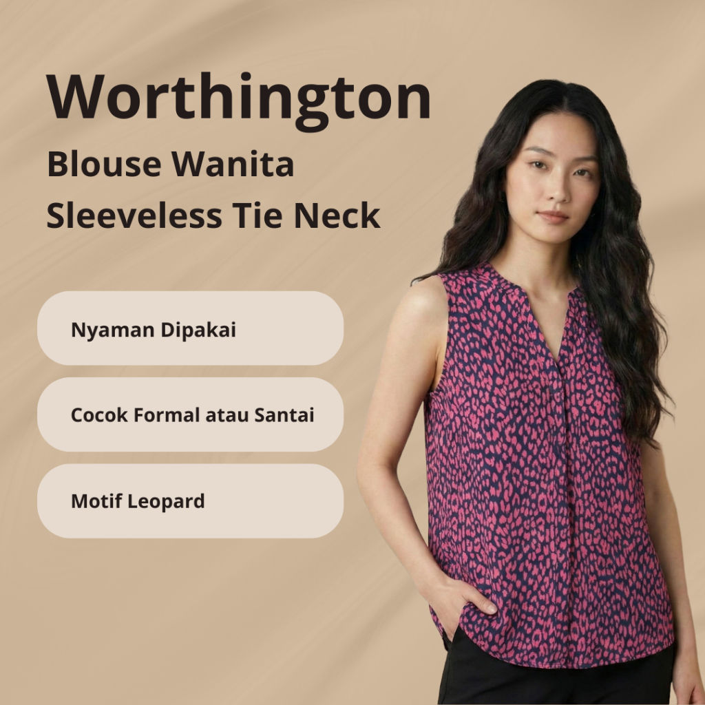 Blouse Wanita Lengan Pendek Motif Branded Sisa Ekspor