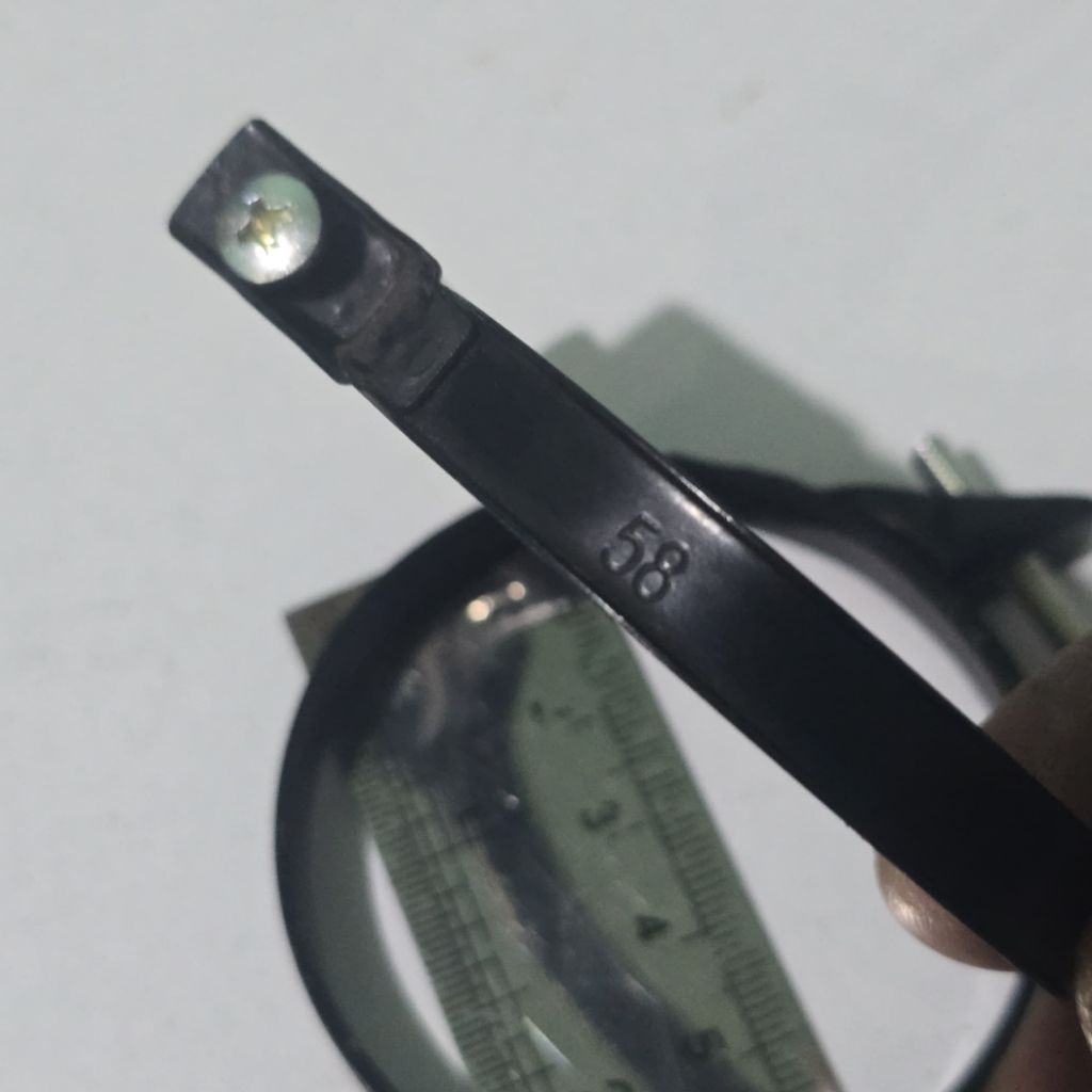 KLEM CLAMP KARBURATOR FILTER UDARA 58" UNIVERSAL HONDA YAMAHA SUZUKI KAWASAKI