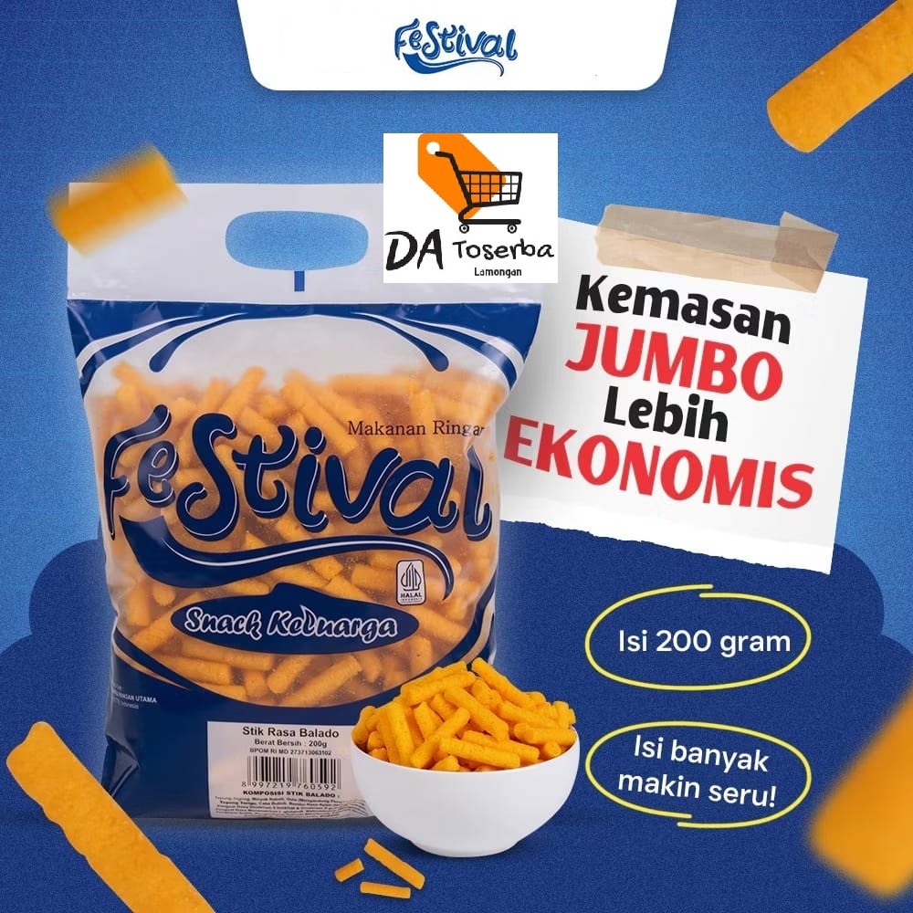 Festival Snack Stik Rasa Balado 200g