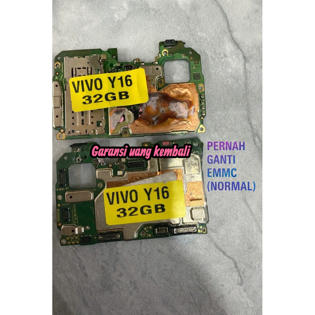 mesin vivo y16 normal jaya pernah di ganti emmc nya bergaransi