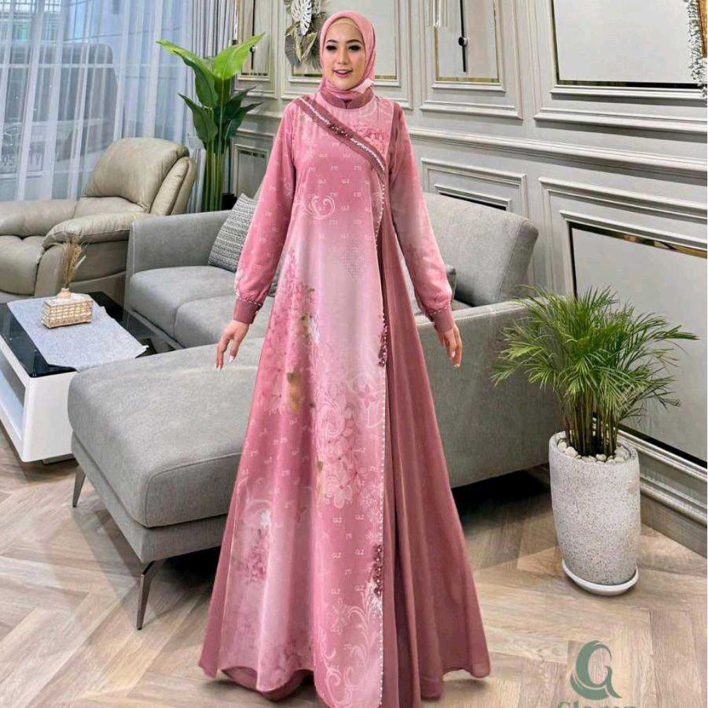 GAMIS SET HIJAB DAN SETELAN GLAMZ