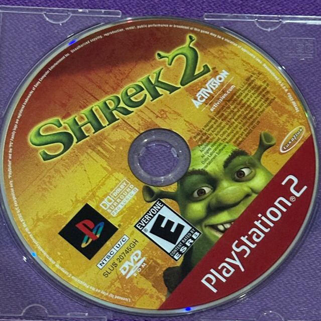 kaset ps2 ori us shrek 2