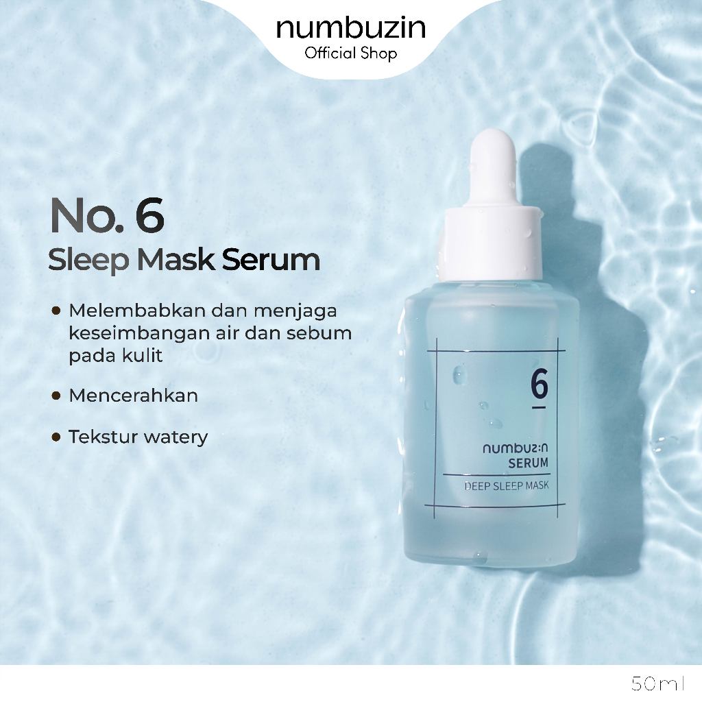 [NEAR ED 10/2026] Numbuzin No.6 Sleep Mask Serum 50ml