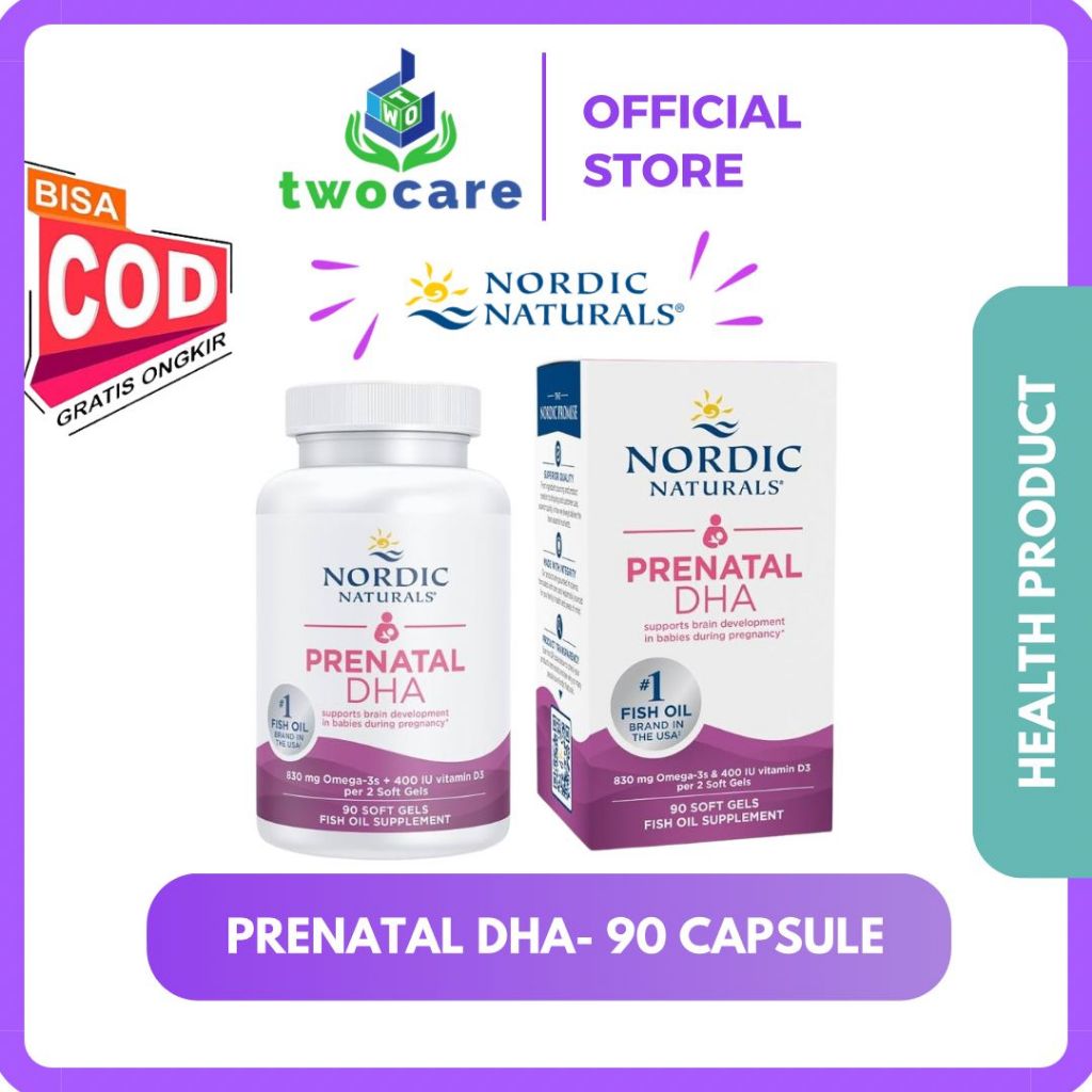 Nordic Naturals Prenatal DHA 90 Softgels