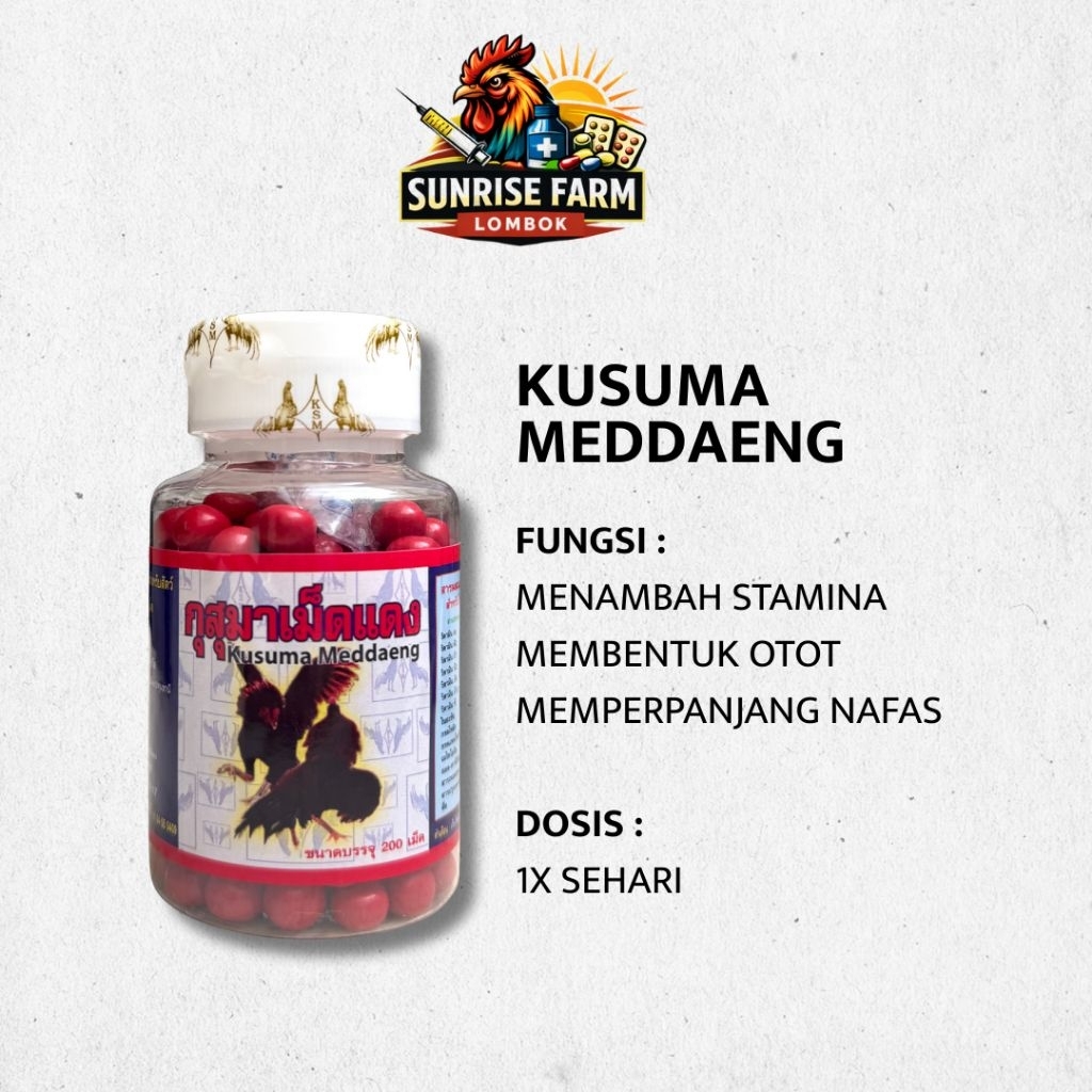 kusuma meddaeng kamlang kering isi 100 dan 200 / kusuma medaeng ayam / kusuma medaaeng ayam