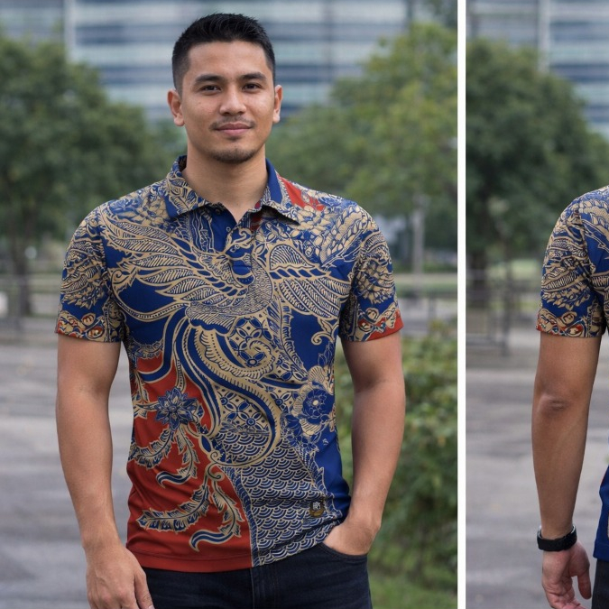 Kaos Polo Batik Full Printing Terbaru / Jersey Polo Batik Full Printing Terbaru