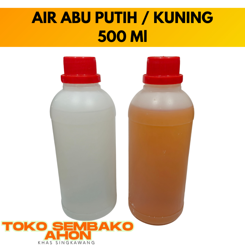 air abu / lye water untuk masak mie / bacang / kue cang dll - 500ml kwetjang / Lye Water 500ml / Air