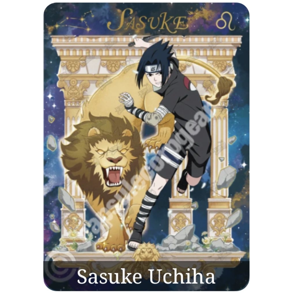 Kartu Naruto Kayou - MR Zodiak - SASUKE LEO