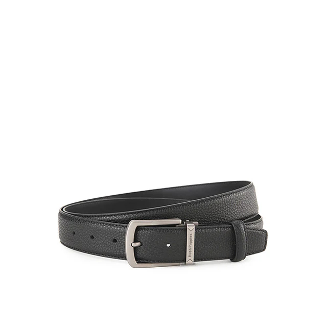 Hush Puppies HPA10106BK Men Belt Clement Pin Clip In Black