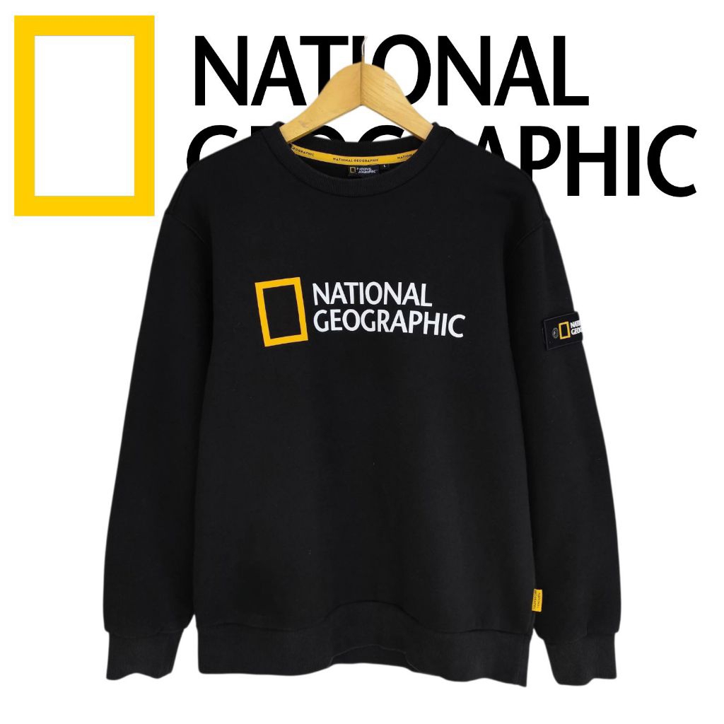 crewneck national geographic patch original
