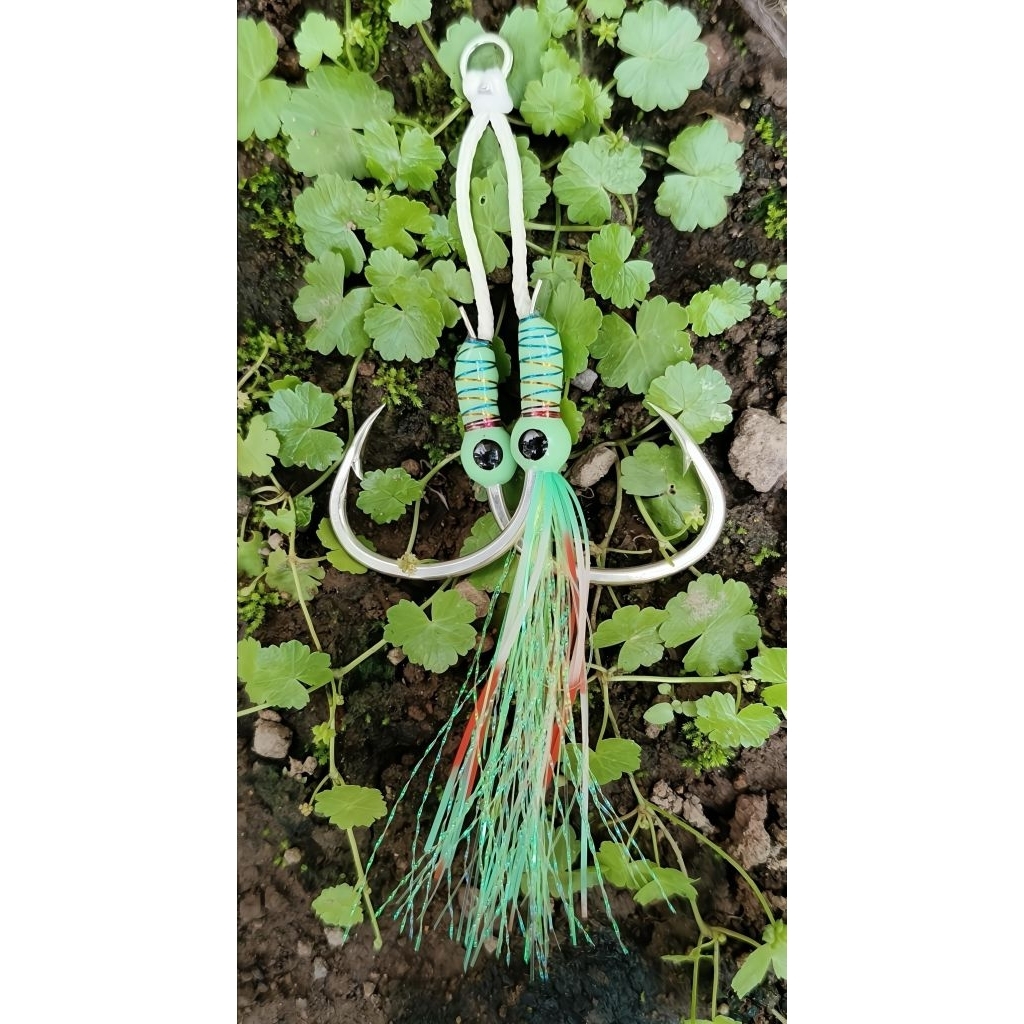 Assist hook jigging pike 4/0 jig 250/400gr full gid