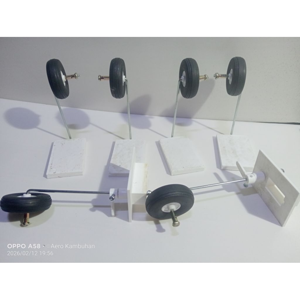 Landing gear set all rc pesawat dengan steering