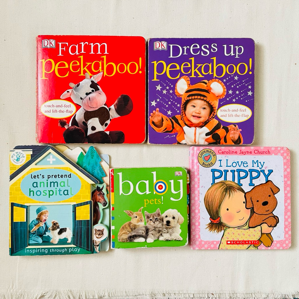 Buku Anak Preloved Boardbook Peekaboo DK