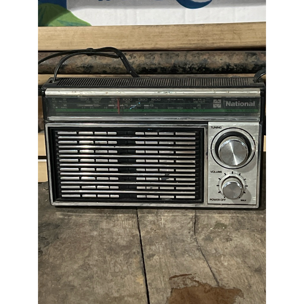 Radio Mini Jadul 2 Band (FM/AM), National R-4210Y