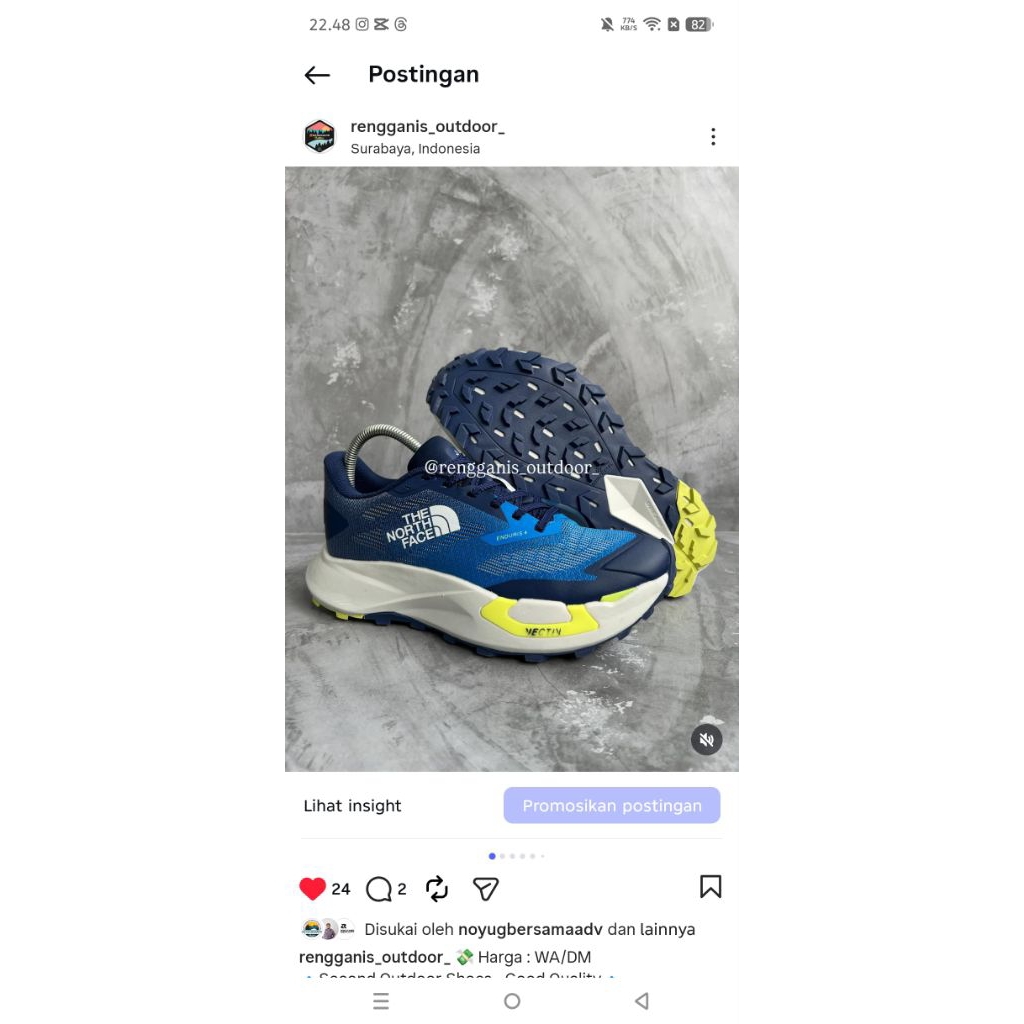 sepatu outdoor asics