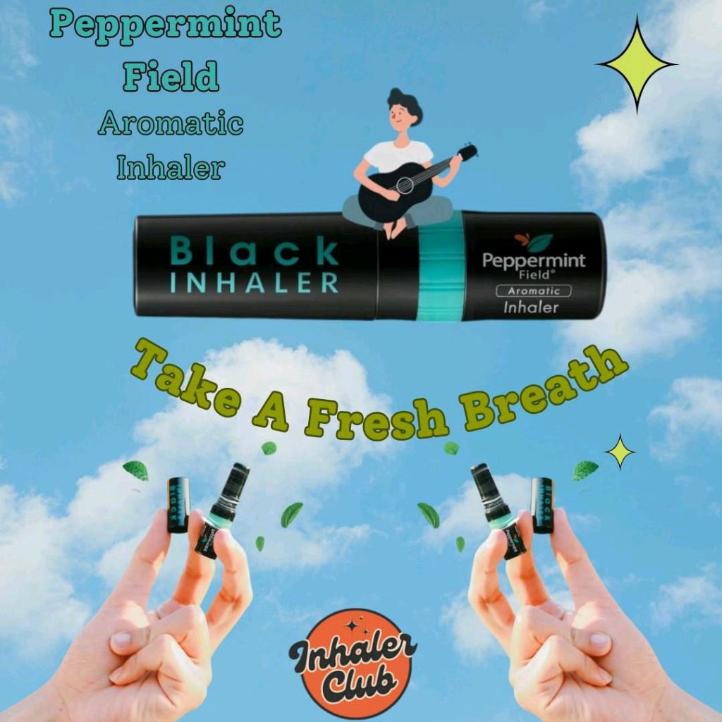 Black Inhaler Peppermint Field Original