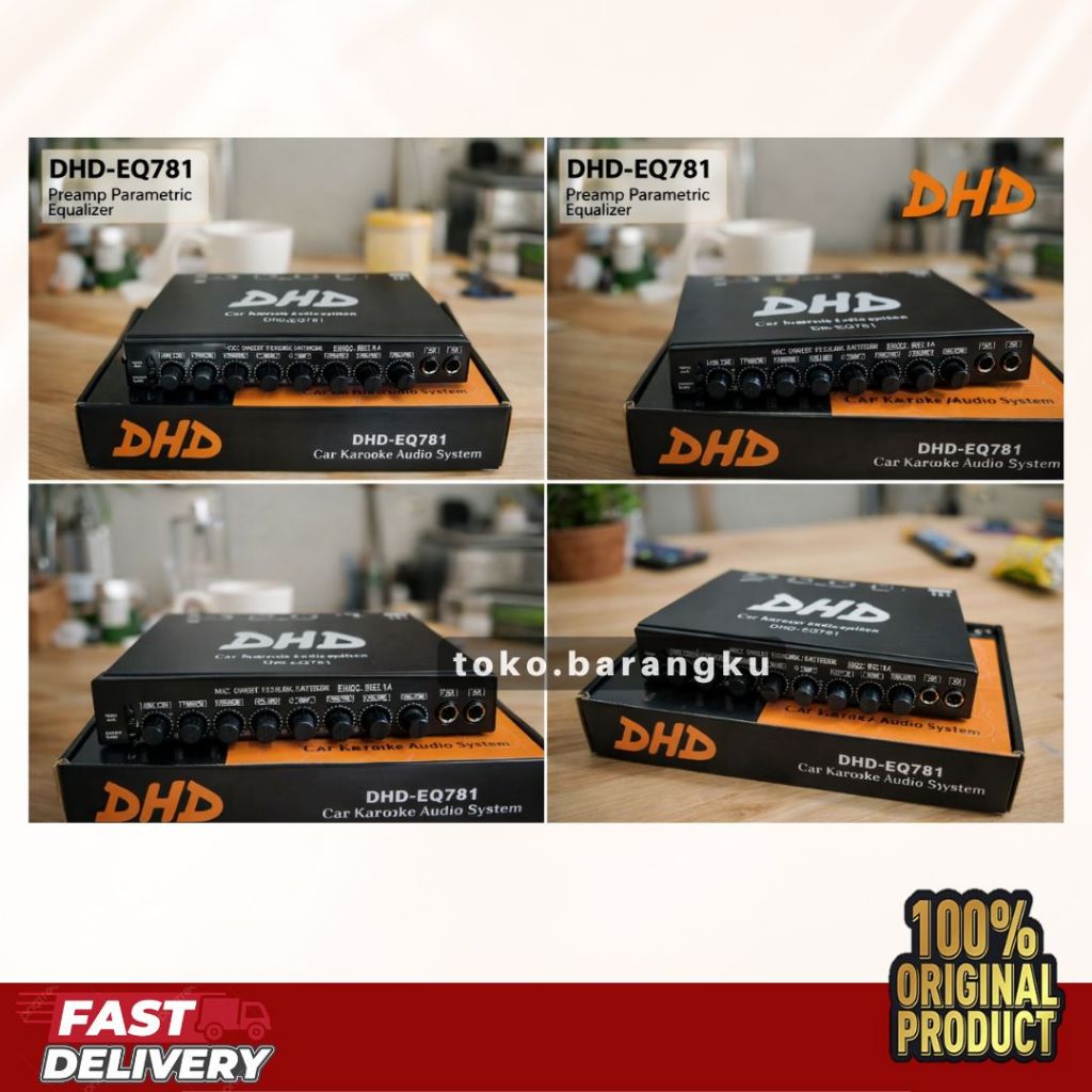 Parametric Preamp Equalizer Karaoke DHD-EQ781