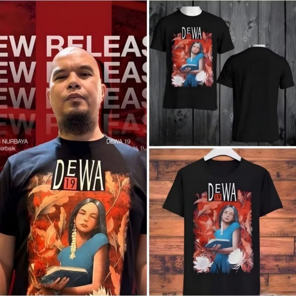 KAOS MUSIK BAND DEWA 19 // TSHIRT BAND DEWA 19 // KAOS BAND LEGEND