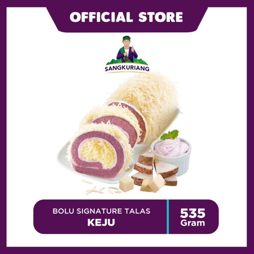 Bolu Gulung Talas Keju