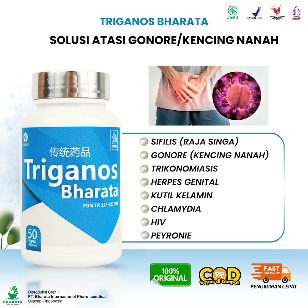 Triganos Bharata Obat Sipilis - Obat Gonore - Obat HIV - Obat Kencing Nanah