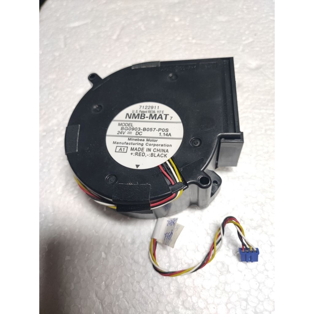 Kipas blower keong NIDEC 9cm 12-24V 1,14A rpm 7265 Angin kencang, Gress baru