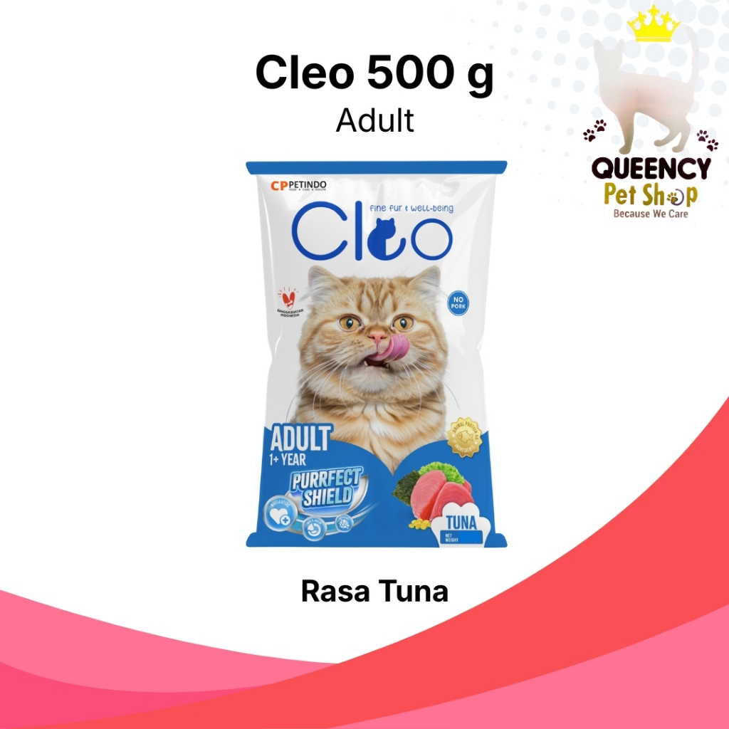 Cleo Tuna Adult 500 gram makanan kucing dewasa