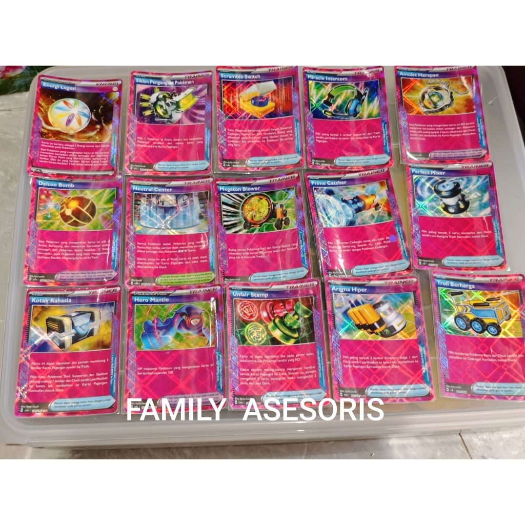 kartu pokemon kotak rahasia hero mantle unfair stamp charizard pikachu mega ex