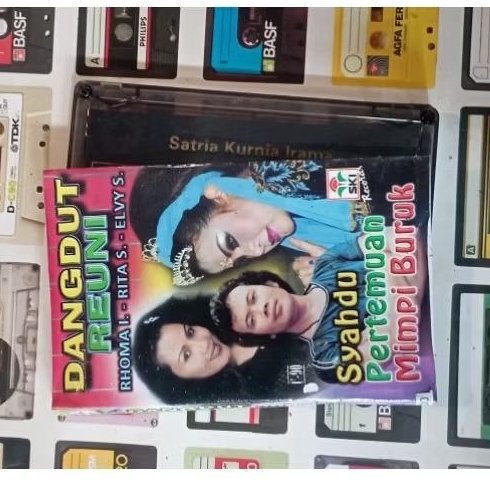 kaset pita dangdut reuni rhoma irama, elvy s, rita sugiarto