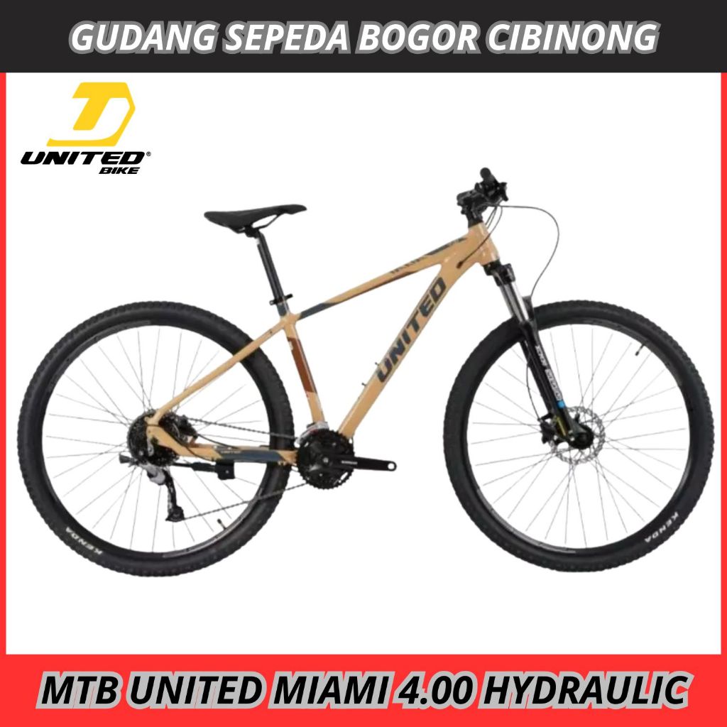 Sepeda Gunung MTB 27,5 UNITED MIAMI 4.0 9SPEED ALLOY