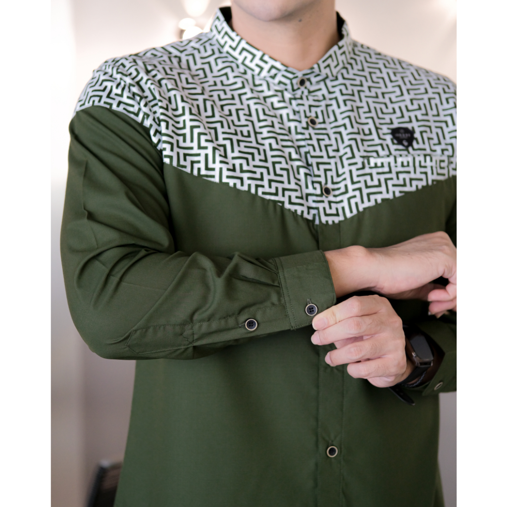 Baju Koko Pria Lengan Panjang Manset Istambul By Ilnaaf