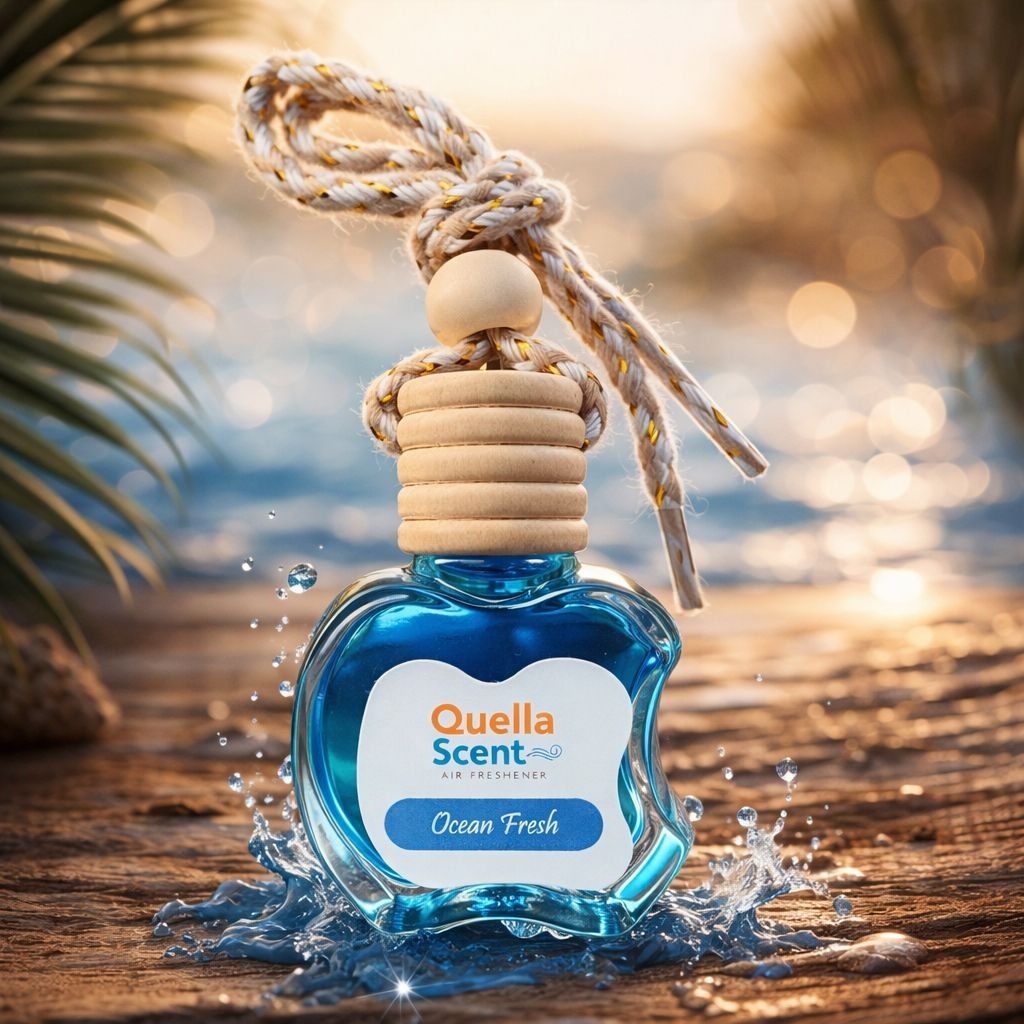 QUELLA SCENT Parfum Pengharum Mobil 10 ml Gantung - Pengharum Ruangan Aromaterapi Inspired by Ocean 