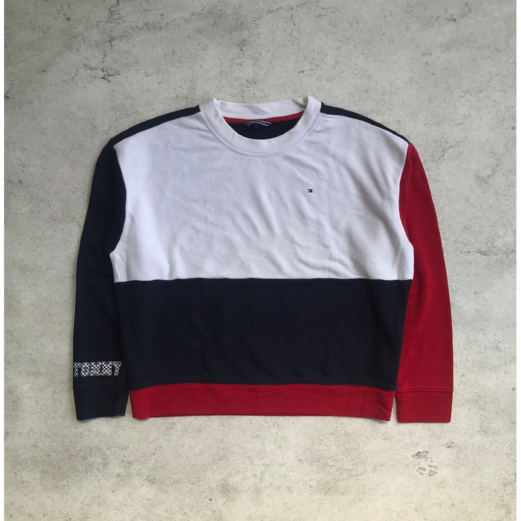 Crewneck tommy hilfiger crop original