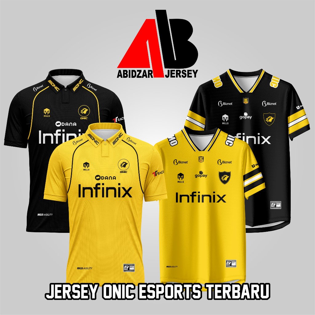 Jersey Onic Esports Baju Kaos Game Terbaru 2025