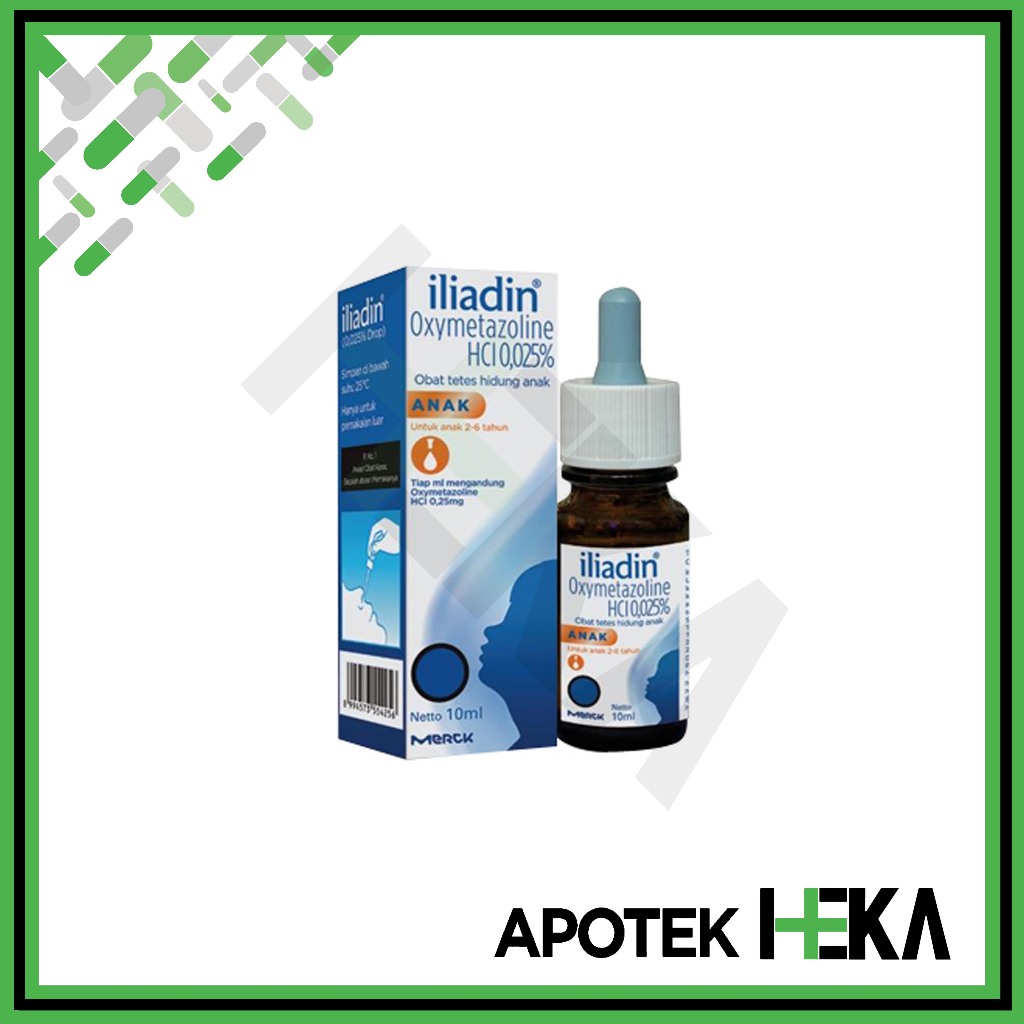 Iliadin Drop 0.025% - Tetes Hidung Anak Hidung Tersumbat [BOGOR]