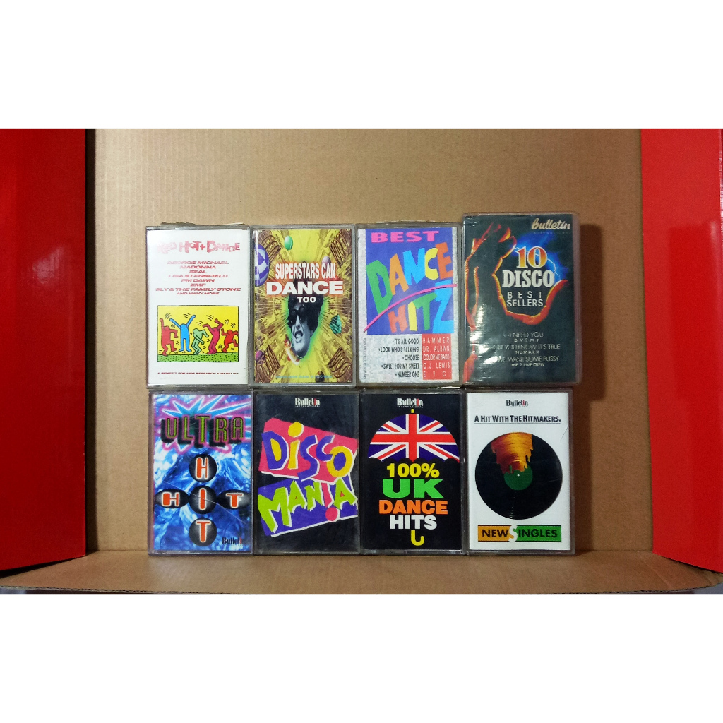 KOMPILASI DANCE & DISCO - PAKET 8 KASET