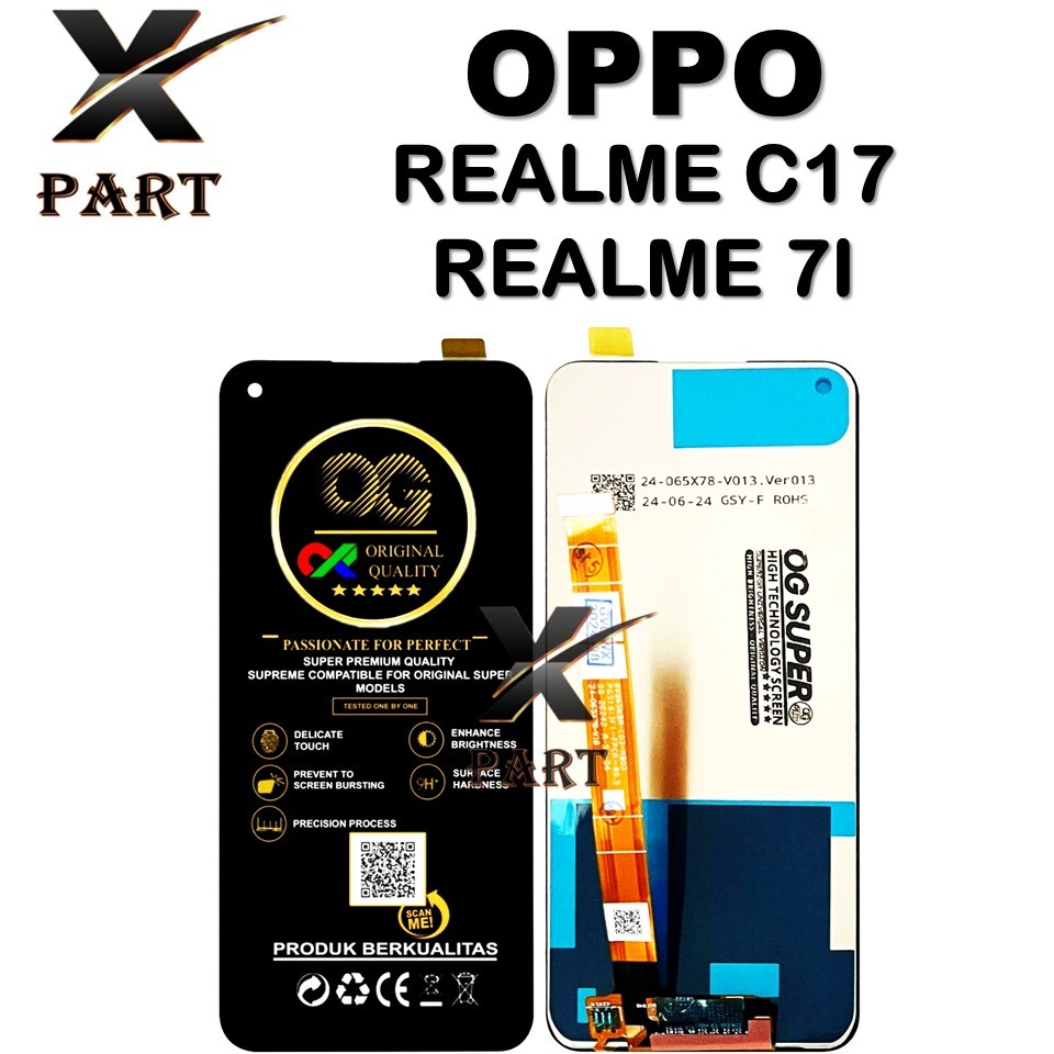 LCD TOUCHSCREEN REALME C17 / REALME 7I ORIGINAL 100%