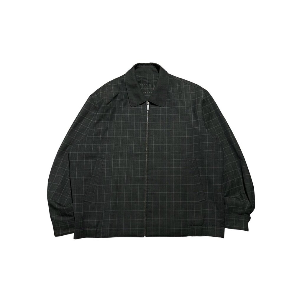 "INDIAN WORK JACKET" MOTIF PLEATED