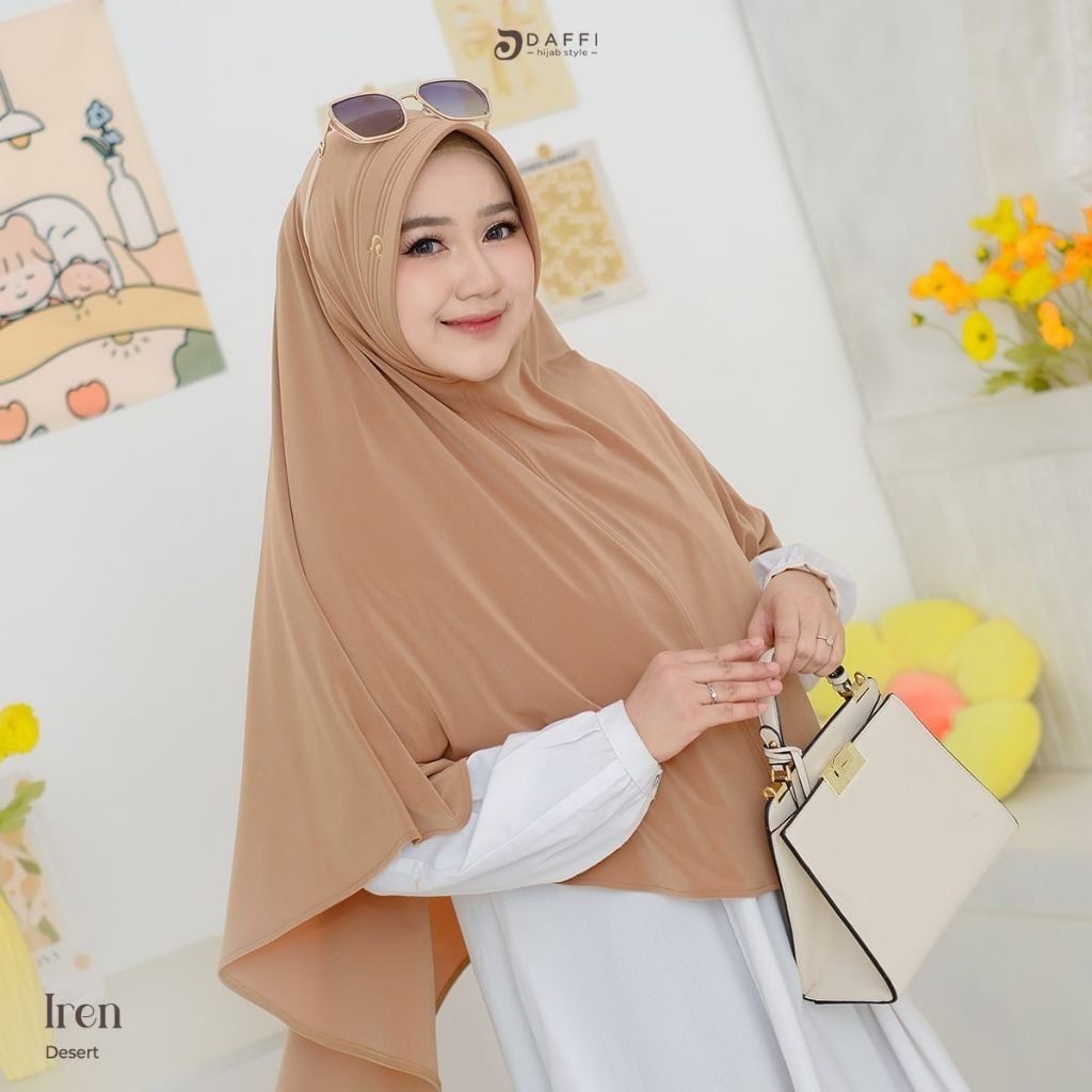 DAFFI HIJAB - IREN bergo daffi jumbo syari terbaru