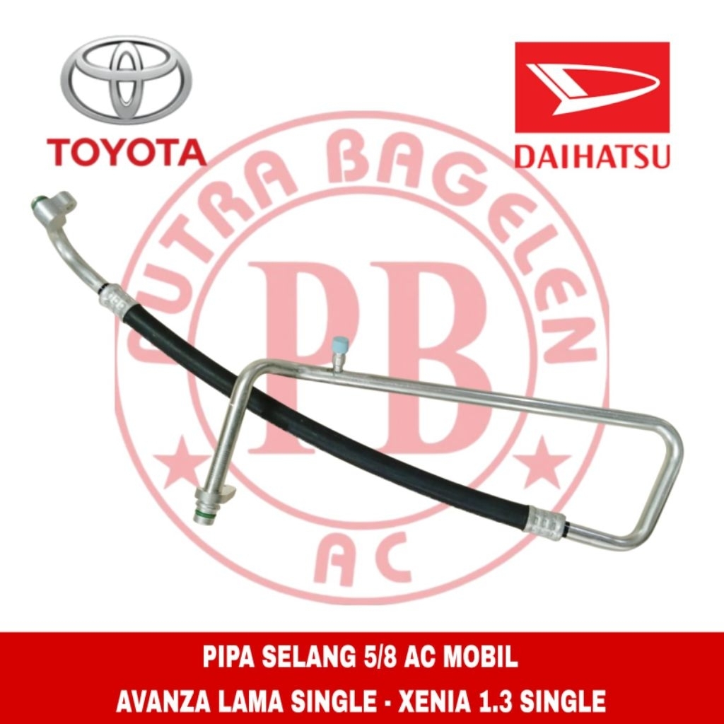 selang house ac mobil 5/8 toyota avanza daihatshu xenia 1300cc old single blower